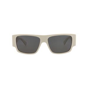 Bottega Veneta Square-Frame Recycled Acetate Sunglasses White Mens
